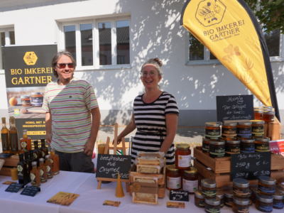 Imker-Stand beim Biofest Frauenkirchen