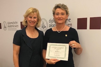 Verleihung nachhaltiger Preis European Advanced SDG Award, Gertrude Grabmann